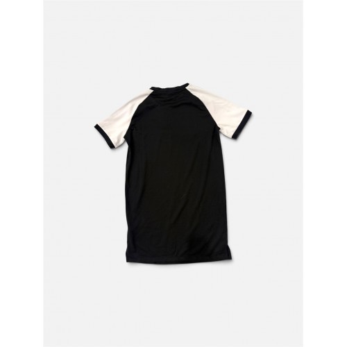 Adidas Originals 3-Stripes T-Shirt Φόρεμα Μαύρο/Λευκό